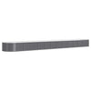 Vidaxl plantenbak 512x80x36 cm gegalvaniseerd staal antracietkleurig