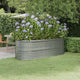 Vidaxl plantenbak 224x80x68 cm gegalvaniseerd staal zilverkleurig