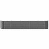 Vidaxl plantenbak 368x80x68 cm gegalvaniseerd staal antracietkleurig