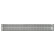 VidaXL Plantenbak 512x80x68 cm gepoedercoat staal zilverkleurig - afbeelding 3
