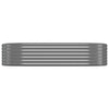 Vidaxl plantenbak 175x100x36 cm gegalvaniseerd staal grijs