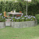 Vidaxl plantenbak 175x100x36 cm gegalvaniseerd staal zilverkleurig