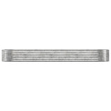 Vidaxl plantenbak 322x100x36 cm gegalvaniseerd staal zilverkleurig - afbeelding 3