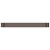 Vidaxl plantenbak 396x100x36 cm gegalvaniseerd staal bruin