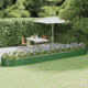 Vidaxl plantenbak 507x100x36 cm gegalvaniseerd staal groen