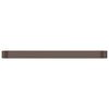 Vidaxl plantenbak 507x100x36 cm gegalvaniseerd staal bruin