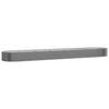 Vidaxl plantenbak 507x100x36 cm gegalvaniseerd staal antracietkleurig