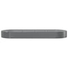 Vidaxl plantenbak 373x140x36 cm gegalvaniseerd staal grijs