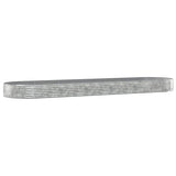 Vidaxl plantenbak 523x140x36 cm gegalvaniseerd staal zilverkleurig - afbeelding 2