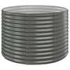 Vidaxl plantenbak 100x100x68 cm gegalvaniseerd staal grijs