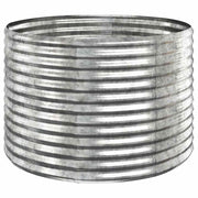 Vidaxl plantenbak 100x100x68 cm gegalvaniseerd staal zilverkleurig - afbeelding 2