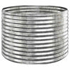 Vidaxl plantenbak 100x100x68 cm gegalvaniseerd staal zilverkleurig