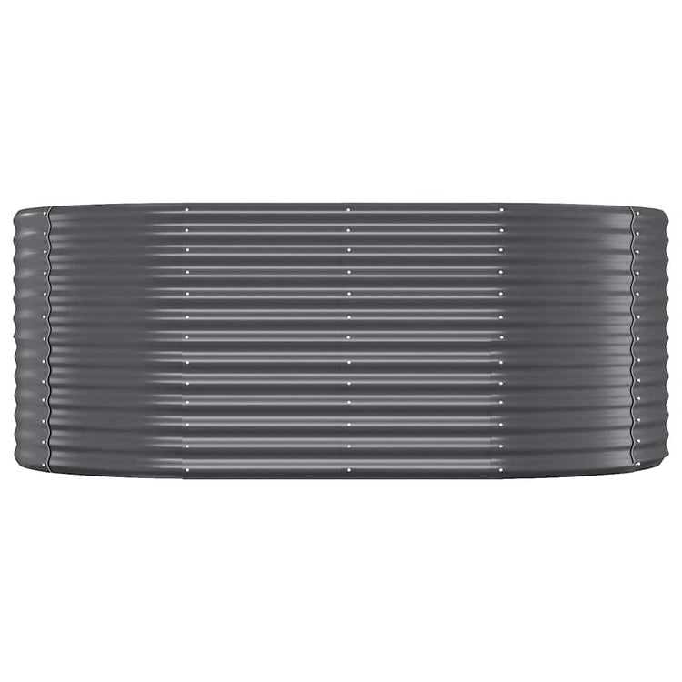 Vidaxl plantenbak 175x100x68 cm gegalvaniseerd staal antracietkleurig