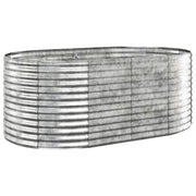 VidaXL Plantenbak 175x100x68 cm gepoedercoat staal zilverkleurig - afbeelding 2