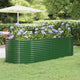 Vidaxl plantenbak 249x100x68 cm gegalvaniseerd staal groen