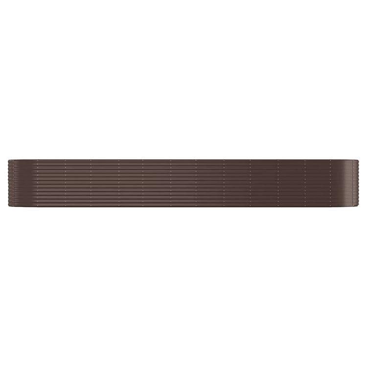 VidaXL Plantenbak 507x100x68 cm gepoedercoat staal bruin
