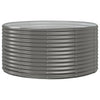 Vidaxl plantenbak 140x140x68 cm gegalvaniseerd staal grijs
