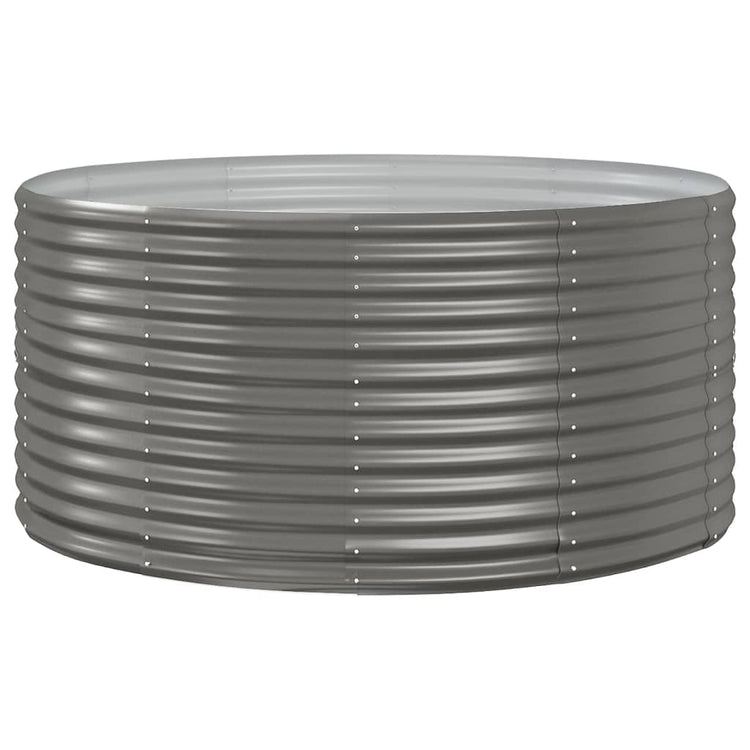 Vidaxl plantenbak 140x140x68 cm gegalvaniseerd staal grijs
