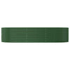 Vidaxl plantenbak 291x140x68 cm gegalvaniseerd staal groen