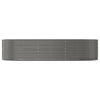 Vidaxl plantenbak 291x140x68 cm gegalvaniseerd staal grijs