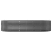 Vidaxl plantenbak 291x140x68 cm gegalvaniseerd staal antracietkleurig - afbeelding 3