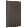 VidaXL Dakpanelen 12 st 60x36 cm gepoedercoat staal bruin