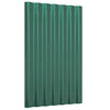 Vidaxl dakpanelen 36 st 60x36 cm gegalvaniseerd staal groen