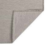 Vidaxl buitenkleed platgeweven 100x200 cm lichtgrijs - afbeelding 2