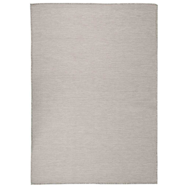 Vidaxl buitenkleed platgeweven 160x230 cm lichtgrijs