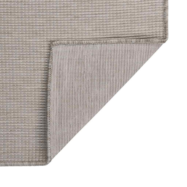Vidaxl buitenkleed platgeweven 160x230 cm lichtgrijs