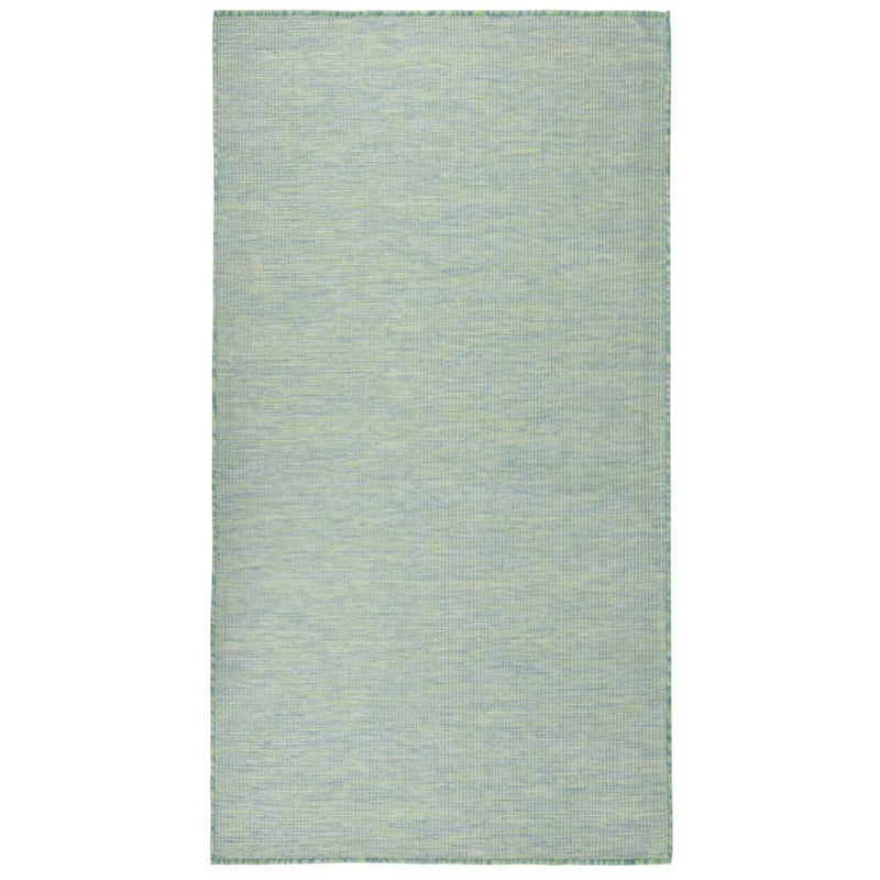 Vidaxl buitenkleed platgeweven 80x150 cm turquoise