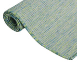 Vidaxl buitenkleed platgeweven 80x150 cm turquoise - afbeelding 3