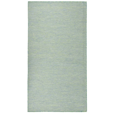 Vidaxl buitenkleed platgeweven 140x200 cm turquoise