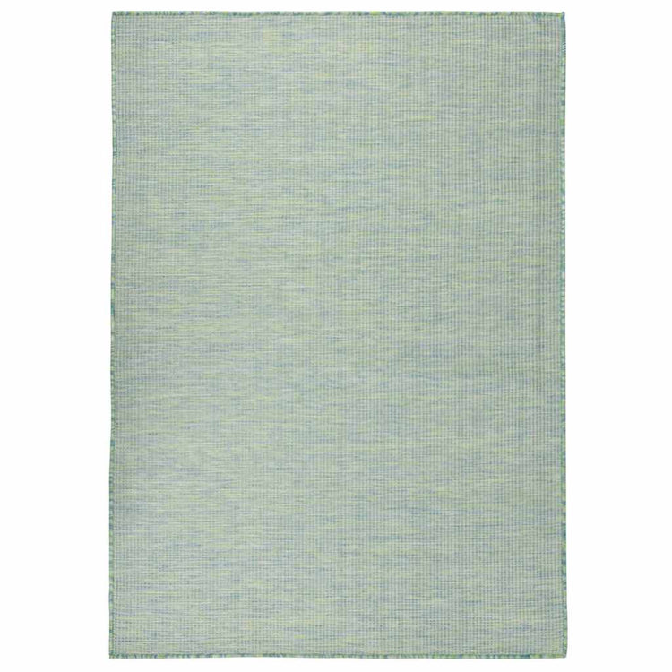 Vidaxl buitenkleed platgeweven 200x280 cm turquoise
