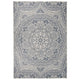 Vidaxl buitenkleed met patroon platgeweven 160x230 cm blauw