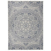 Vidaxl buitenkleed met patroon platgeweven 200x280 cm blauw
