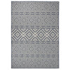 Vidaxl buitenkleed met patroon platgeweven 120x170 cm blauw