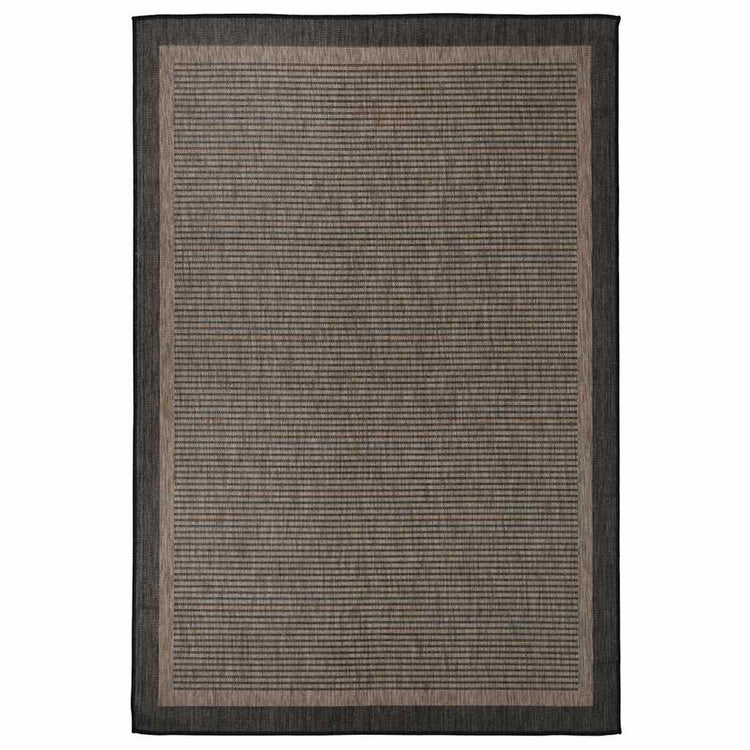 Vidaxl buitenkleed platgeweven 160x230 cm donkerbruin