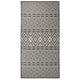 Vidaxl buitenkleed met patroon platgeweven 100x200 cm zwart