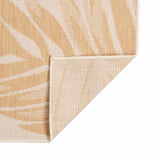 Vidaxl buitenkleed met bladpatroon platgeweven 80x150 cm - afbeelding 2