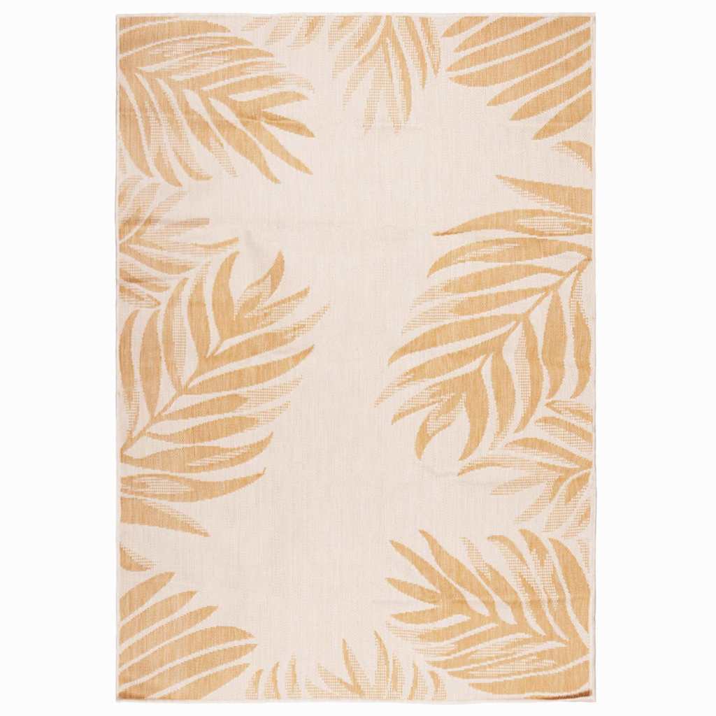 Vidaxl buitenkleed met bladpatroon platgeweven 160x230 cm