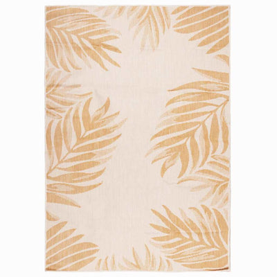 Vidaxl buitenkleed met bladpatroon platgeweven 160x230 cm