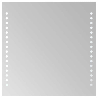 Vidaxl badkamerspiegel led 30x30 cm