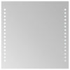 Vidaxl badkamerspiegel led 30x30 cm