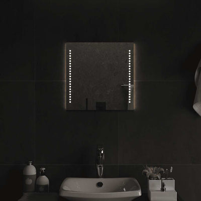 Vidaxl badkamerspiegel led 40x40 cm