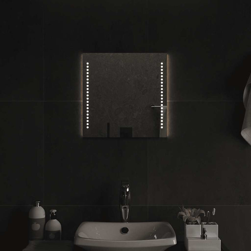 Vidaxl badkamerspiegel led 40x40 cm