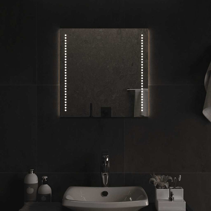 Vidaxl badkamerspiegel led 50x50 cm