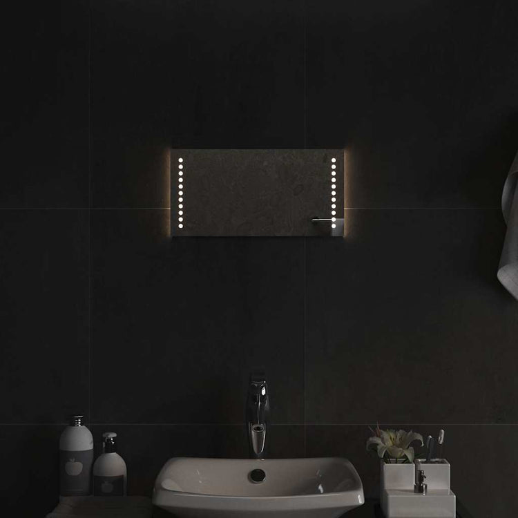 Vidaxl badkamerspiegel led 40x20 cm