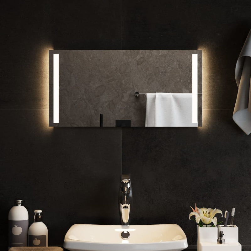 Vidaxl badkamerspiegel led 60x30 cm
