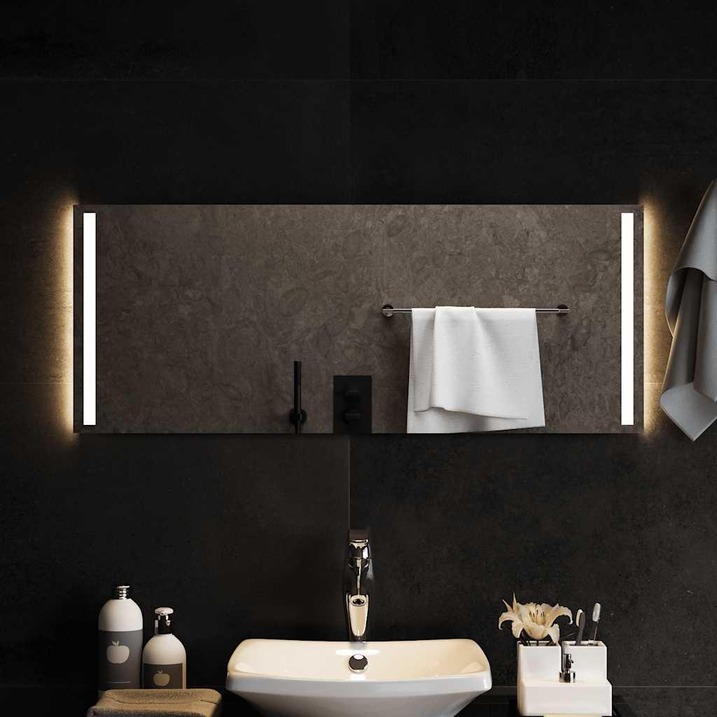 Vidaxl badkamerspiegel led 100x40 cm